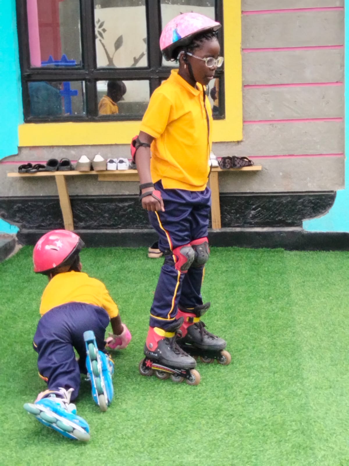 Children enjoying their school experience at Ellyom International School