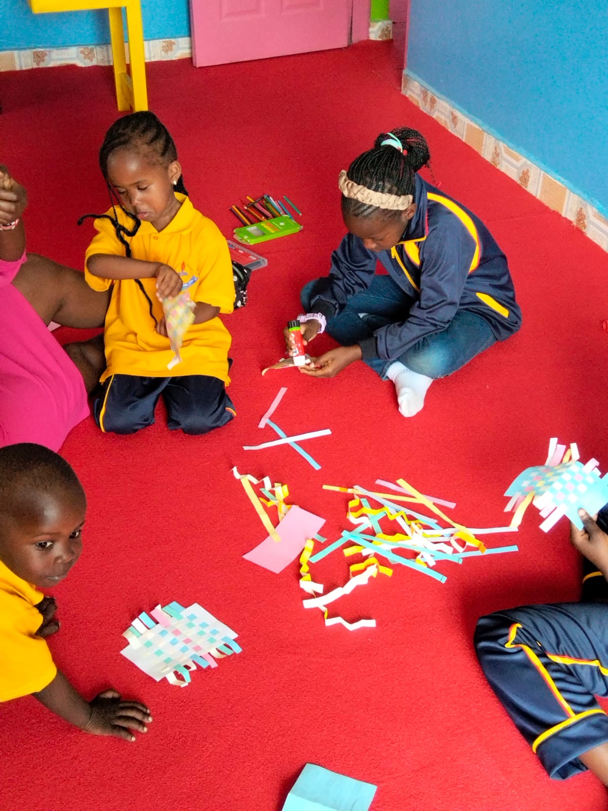 Pupils enjoying time together